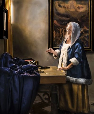 The Lady holding a Balance