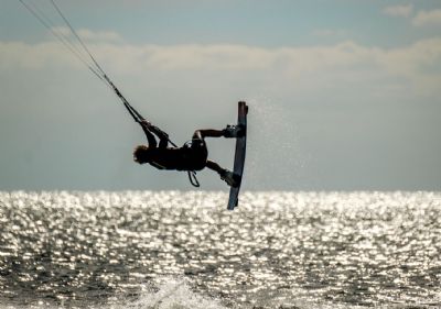 Kite Surfer on Tampa Bay