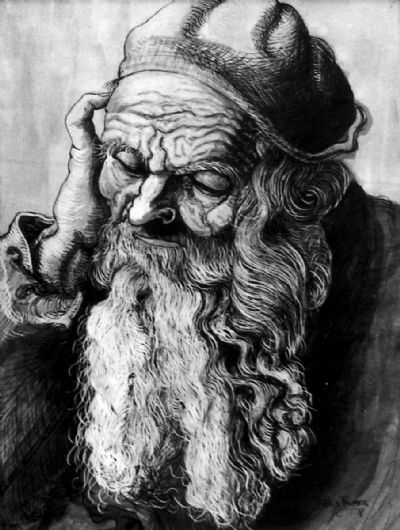 St. Jerome (after Albrect Durer)