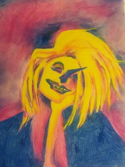 Portrait of Abhora in 4 Colors