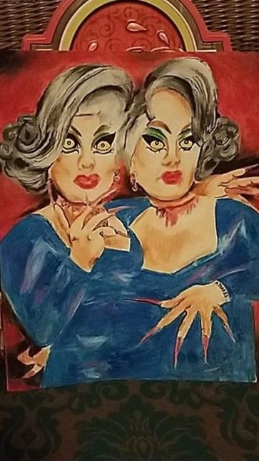 Brides of Dragula - A stylized portrait of the Boulet Bros.