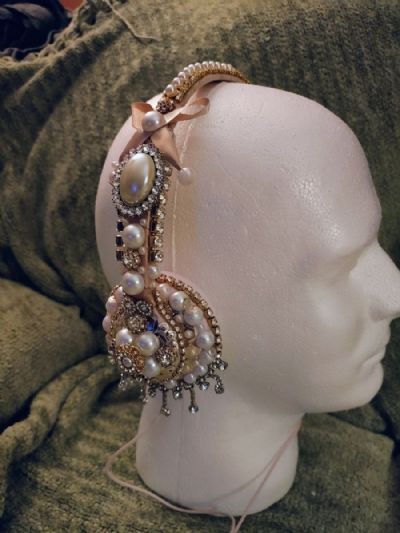 Baroque headphones (detail)