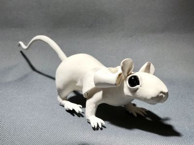 Rat with Bow