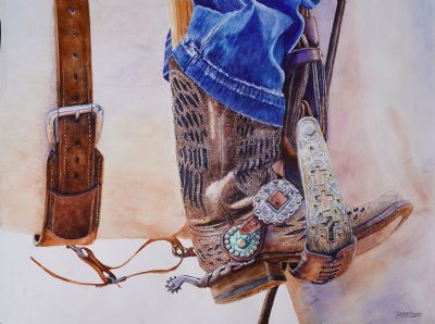 Flag Girl in Waiting