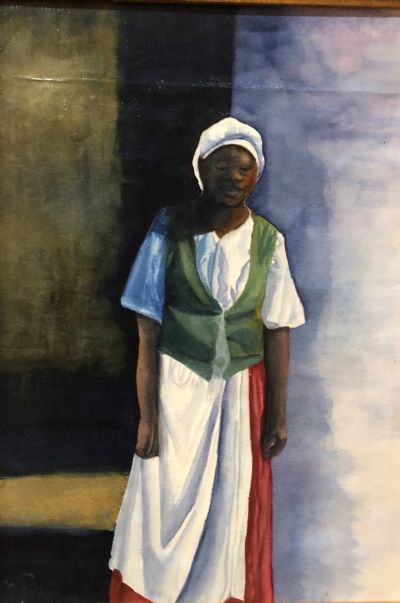 Lady with the Green Vest