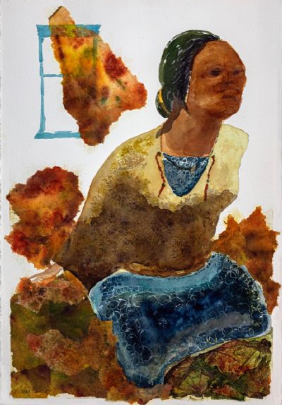 Native in Meditation