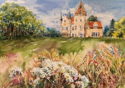 View of Chateau de Neuilly