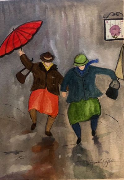 Sophie & Sandy Dancing in the Rain