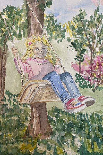 Girl in Swing