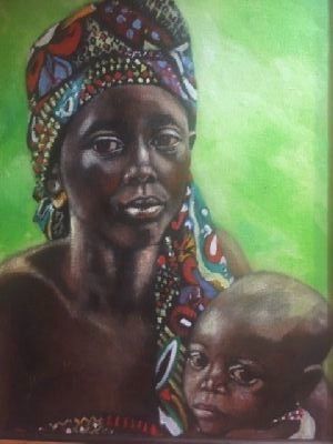 African Mother & Child