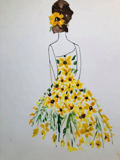Lady in Yellow 