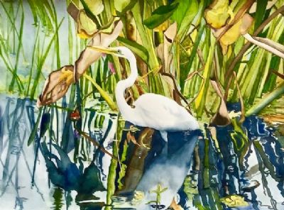 Heron Shadows #3 Horizontal 