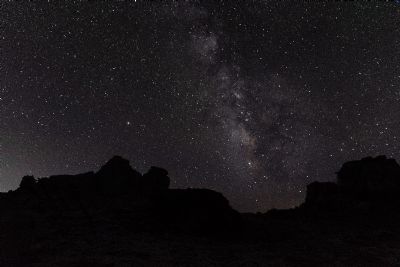 Starry Night Over the Rockies