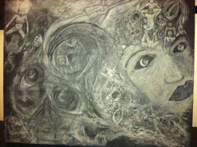 Strange Shadowy Faces in the Mist
