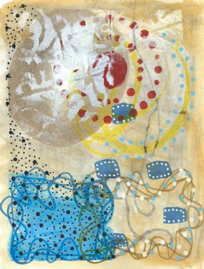 Mini #6 (tan/yellow)