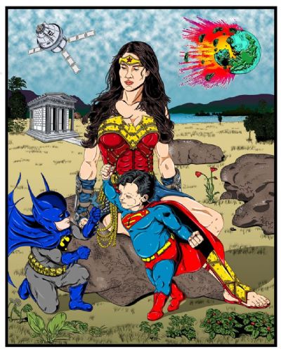 Untitled #1 from the Modern Mythos Series 2: The New Gods