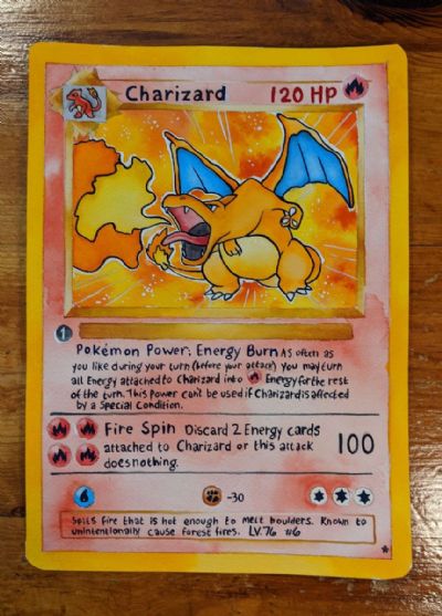 Holographic First Edition Charizard