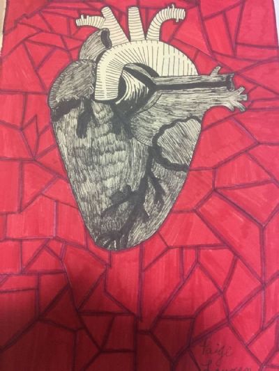 Stained Glass Heart