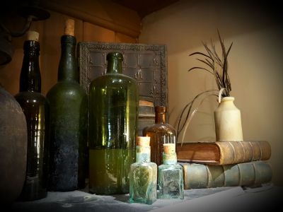 Still Life with Bottles and Books
