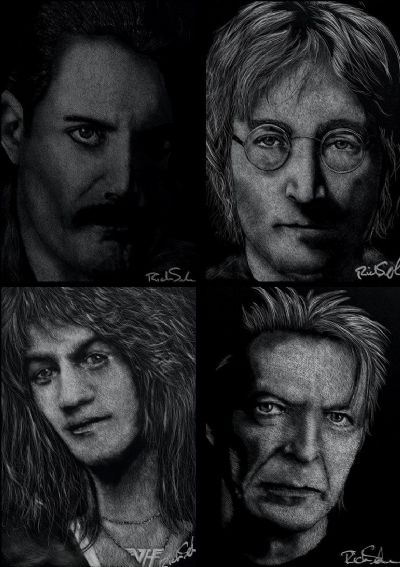 In Memory of Four Icons