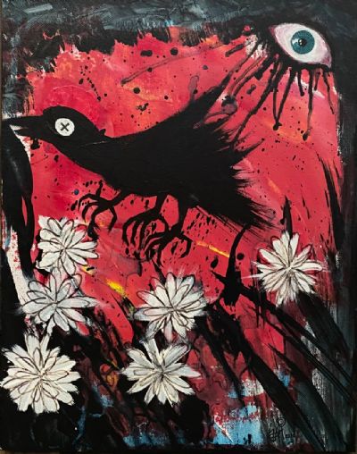 3 Taloned Deceased Crow