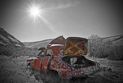 Rock creek car ruins 