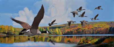 Flying Geese in Fall
