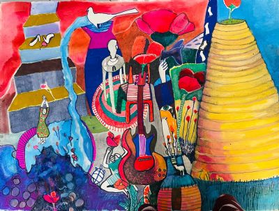 I often walk in a poppy field