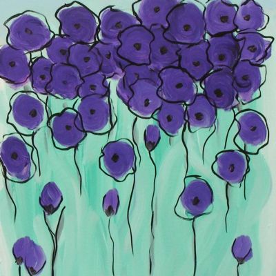 Purple  Pansies