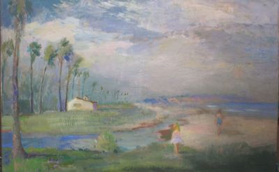 winter clouds, Palm Park afternoon