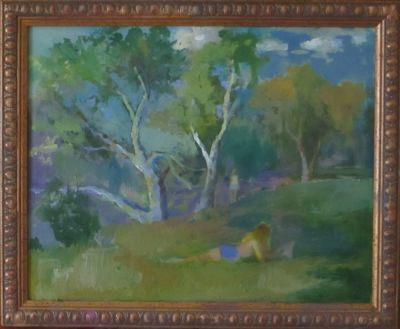 In the grass La Mesa park