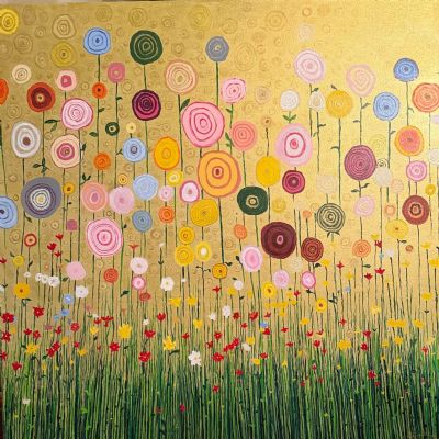 Klimt’s Floral Garden as painted by Ann Windxhy