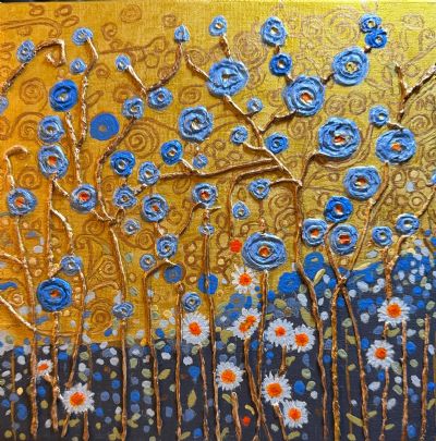 Floral Garden after Klimt