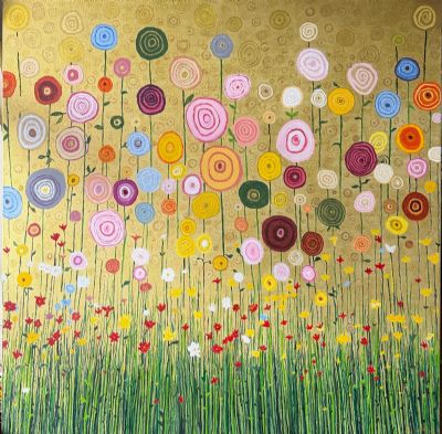 My Floral Garden after Klimt