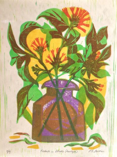 Firebush in Blenko (Amethyst)