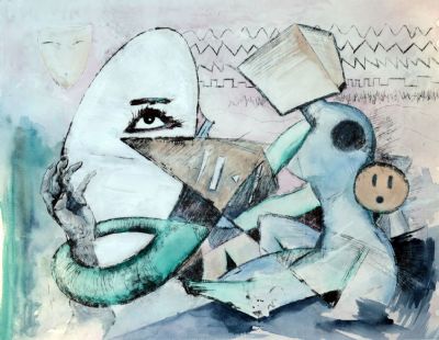 Asking, state 1 (artist proof)