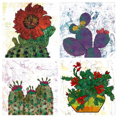 4 Panel Study of Cacti