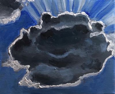 Hiding behind the clouds