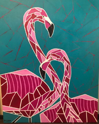 Flamingos in abstractions 