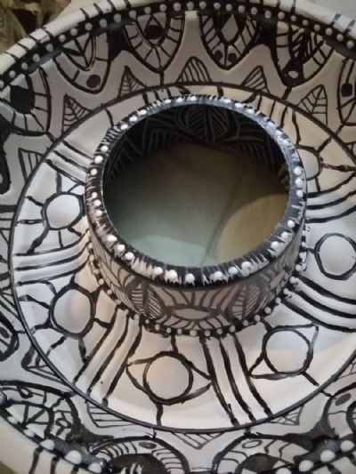 Infinity Sun Catcher in progress 