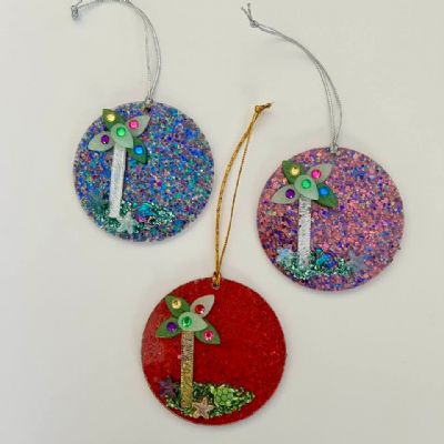Tropical Holiday Ornaments