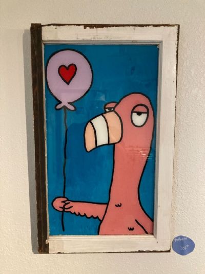 flamingo balloon 