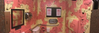 doggy mural
