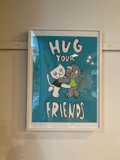 hug your friends 