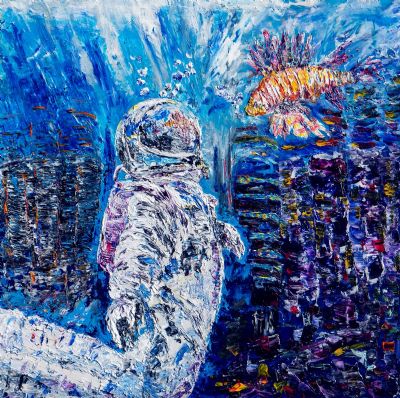 My space fantasy. Cape Canaveral 2076.