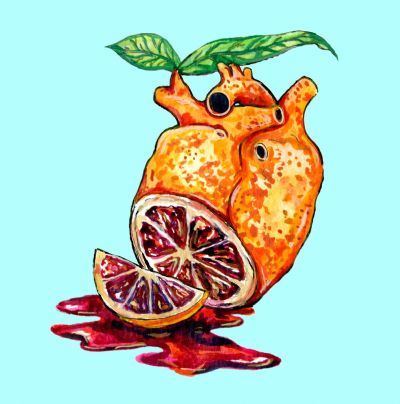 Blood Orange Heart