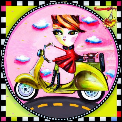 Vespa Girl