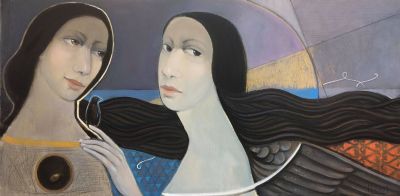 A Wing of Inheritance- Mother and Daughter Portrait