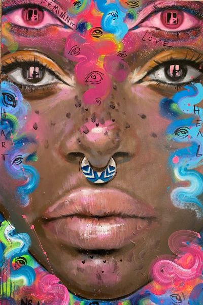 Rosy eyes of consciousness 