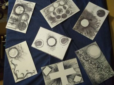 Black Ink Postcard Samples